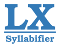 LX-Syllabifier